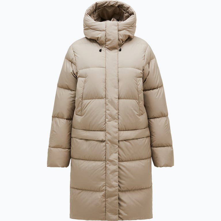 Peak Performance Quiver Down Parka W vinterjacka Beige