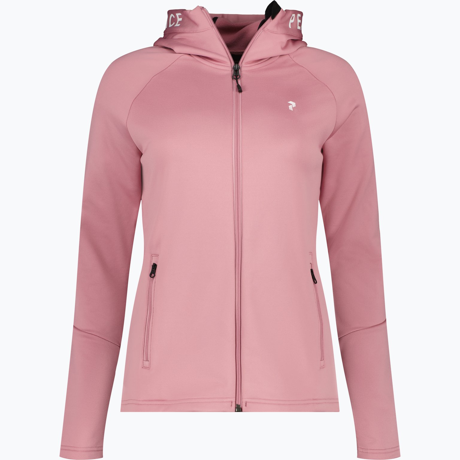 Peak Performance Rider Zip W huvtröja Rosa