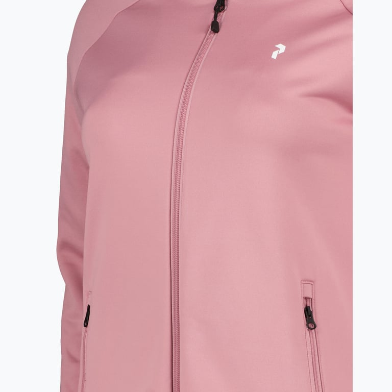 Peak Performance Rider Zip W huvtröja Rosa