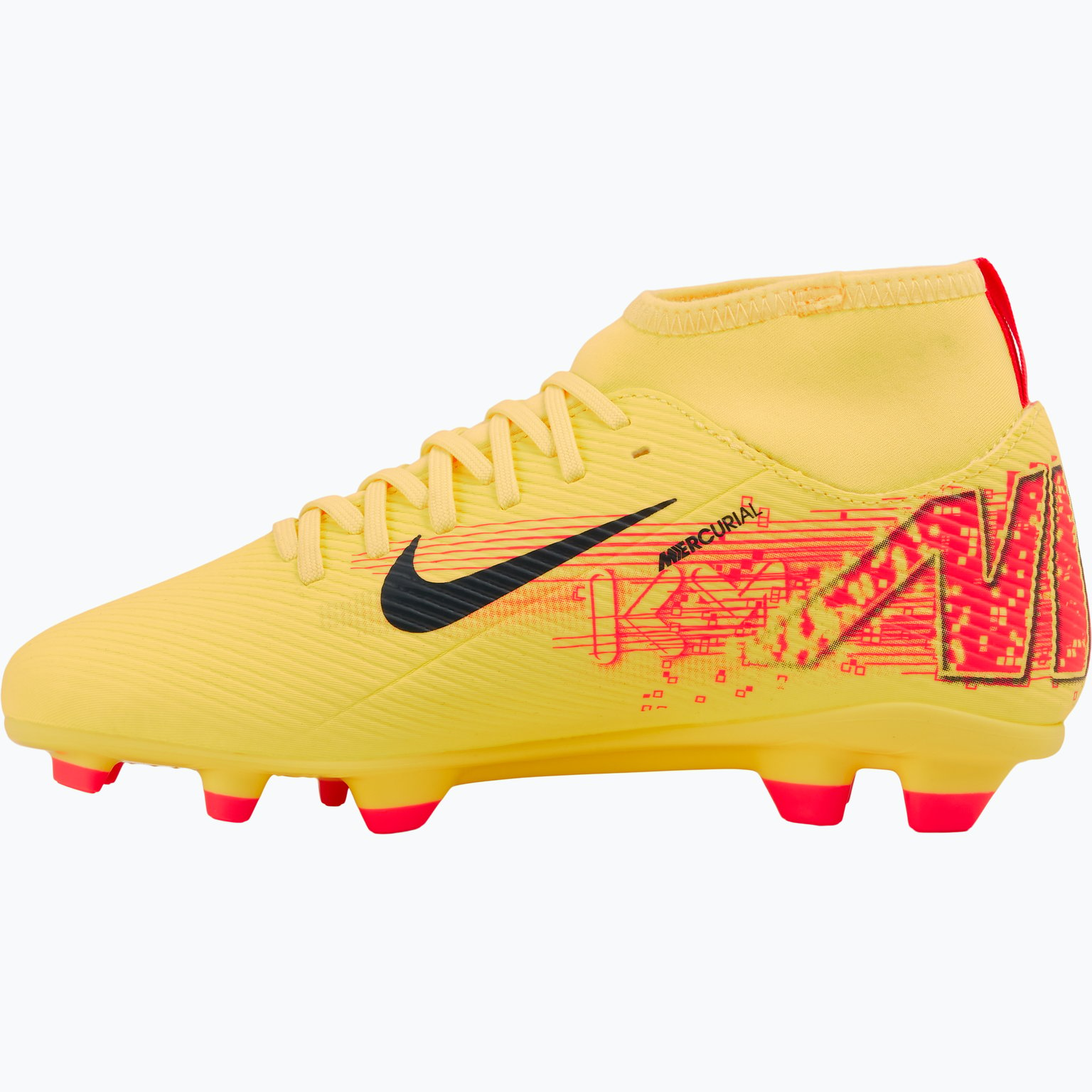 Nike Mercurial Superfly 10 Club Mbappé FG/MG JR fotbollsskor Orange