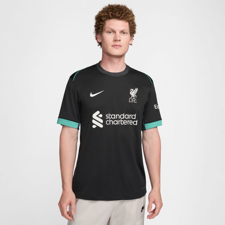 Nike Liverpool FC Stadium 24/25 Away M matchtröja Svart