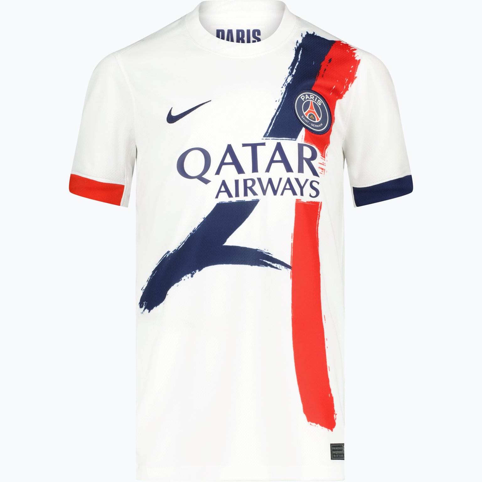 Nike Paris Saint-Germain Away 24/25 Stadium JR matchtröja Vit