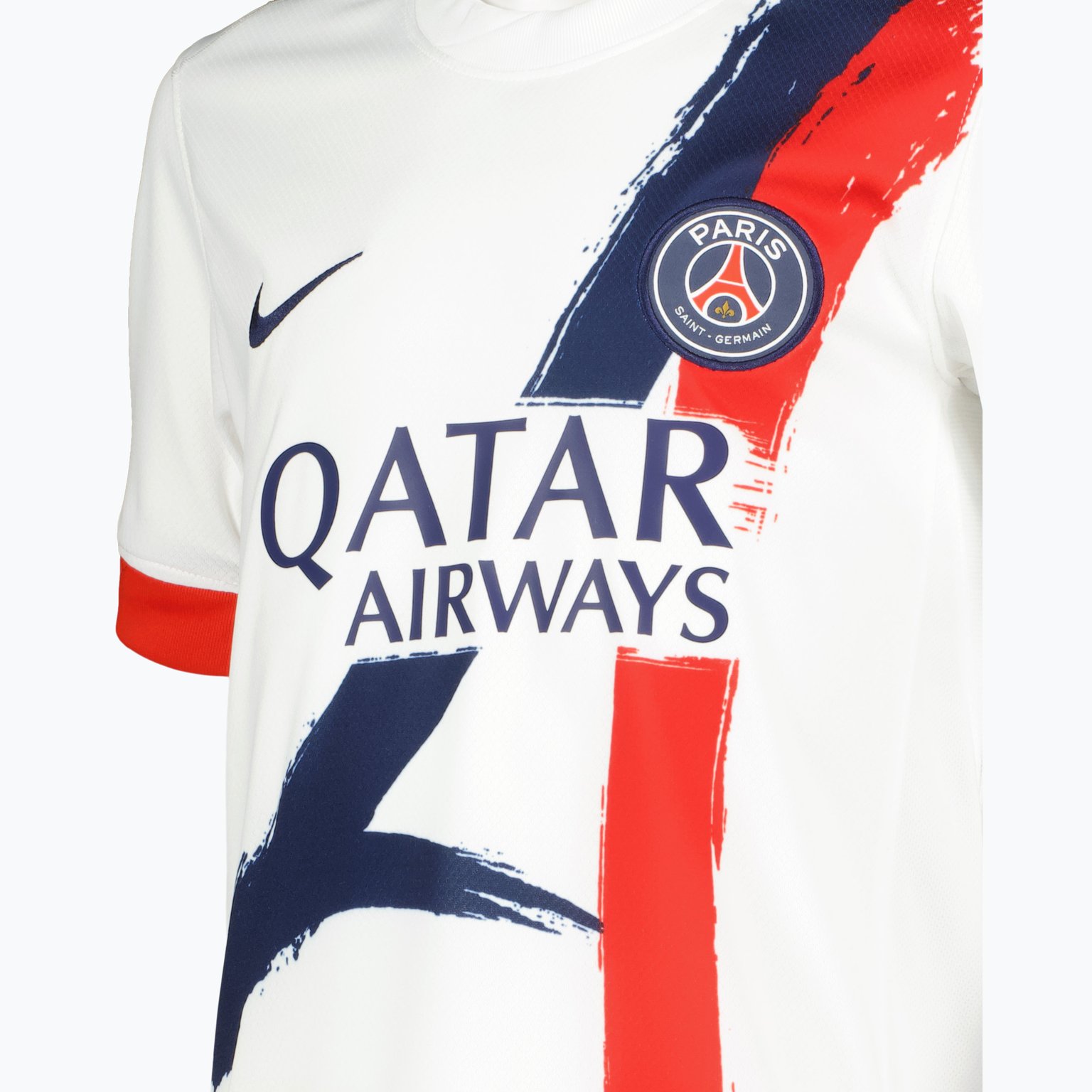 Nike Paris Saint-Germain Away 24/25 Stadium JR matchtröja Vit