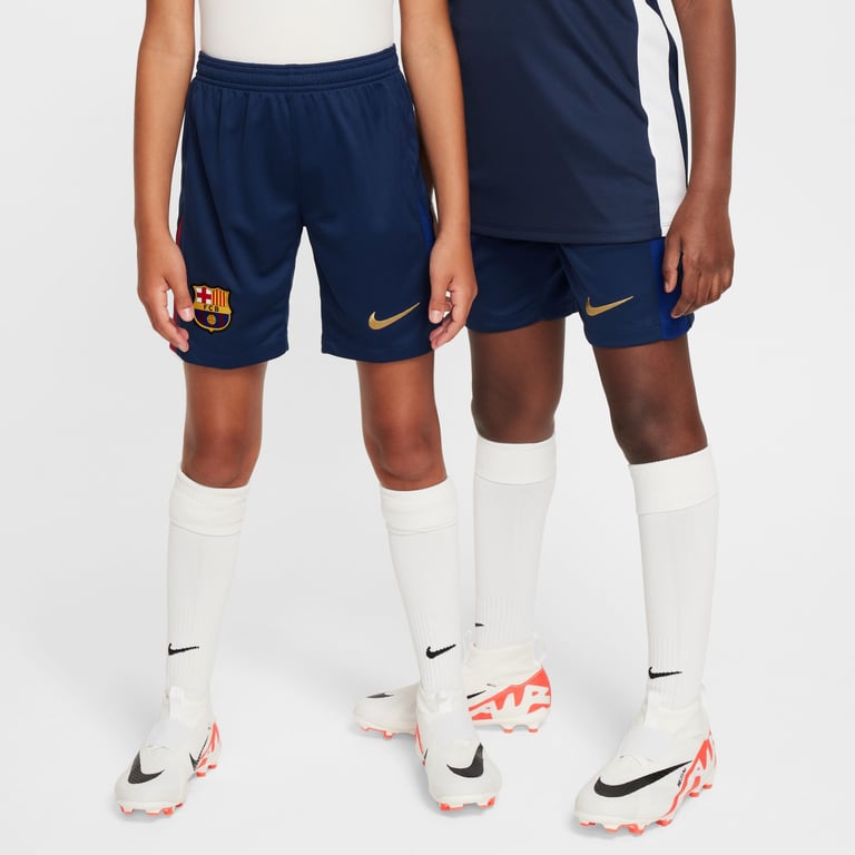 Nike FC Barcelona Home 24/25 JR träningsshorts Blå