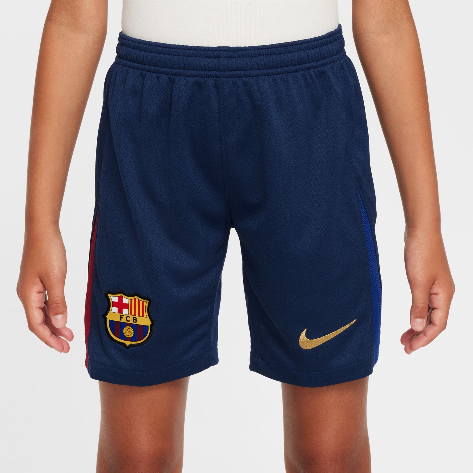 Nike FC Barcelona Home 24/25 JR träningsshorts Blå