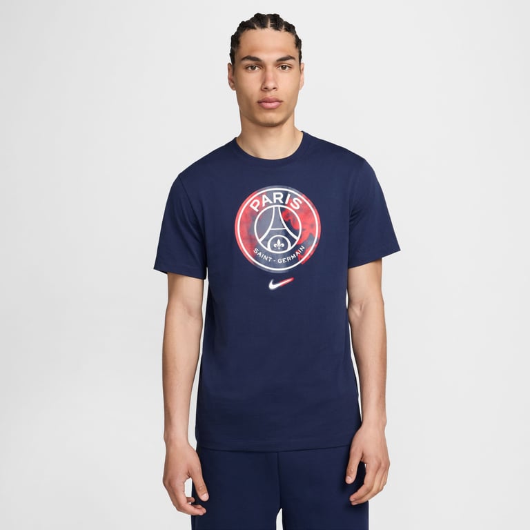 Nike Paris Saint-Germain Logo M t-shirt Blå