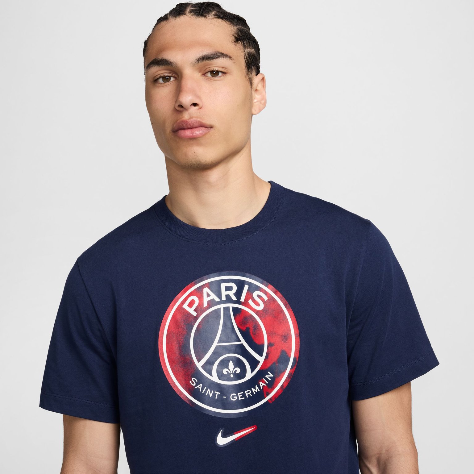 Nike Paris Saint-Germain Logo M t-shirt Blå