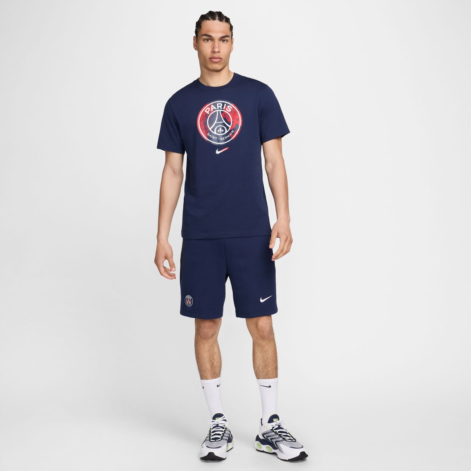 Nike Paris Saint-Germain Logo M t-shirt Blå