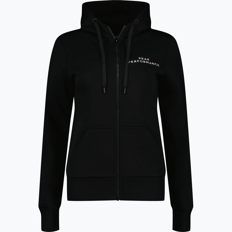 Peak Performance Original Zip W huvtröja Svart