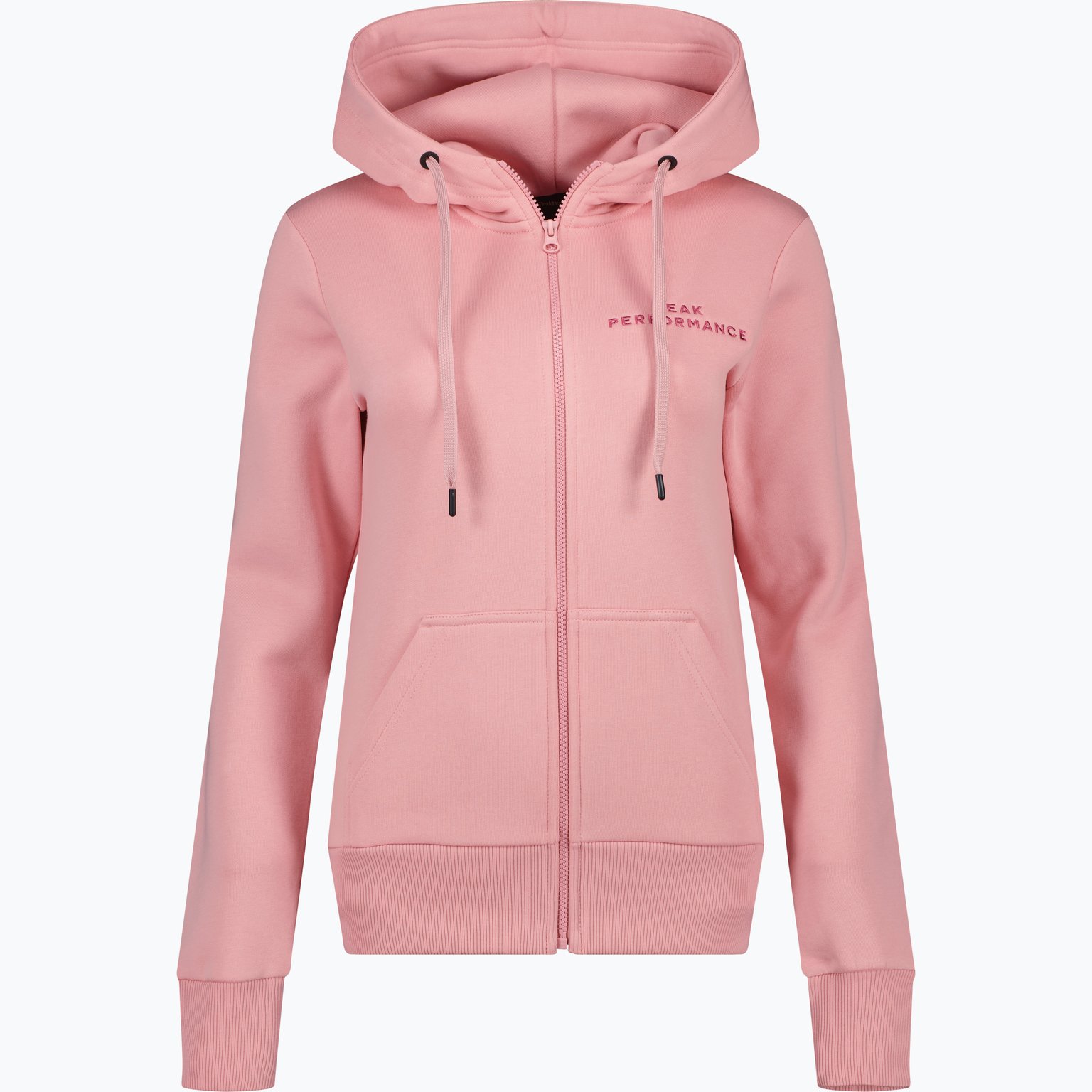 Peak Performance Original Zip W huvtröja Rosa