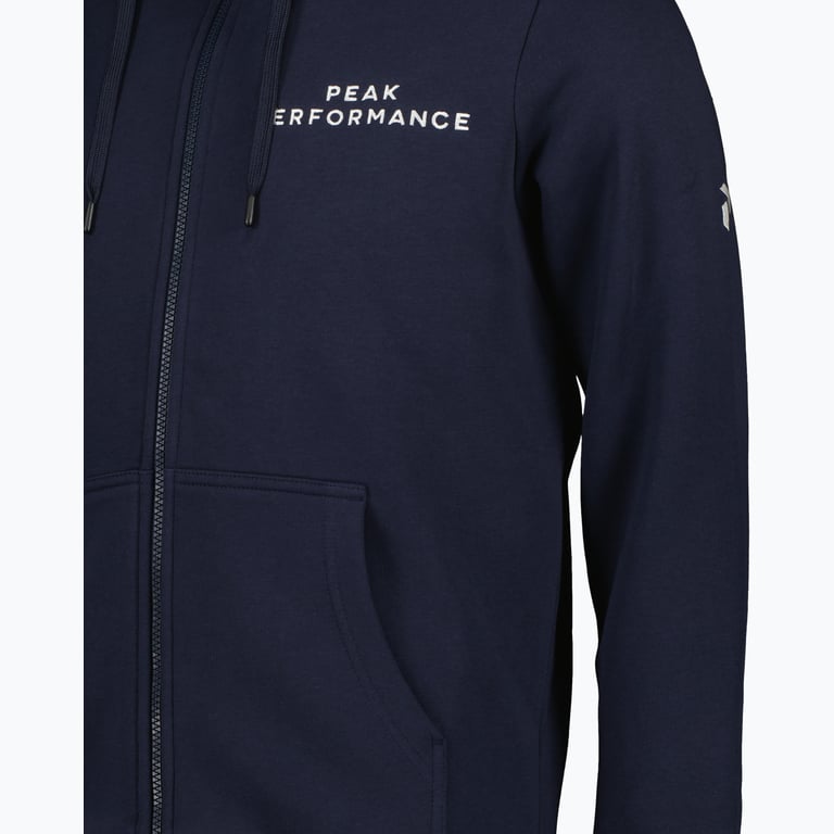 Peak Performance Original Zip M huvtröja Blå