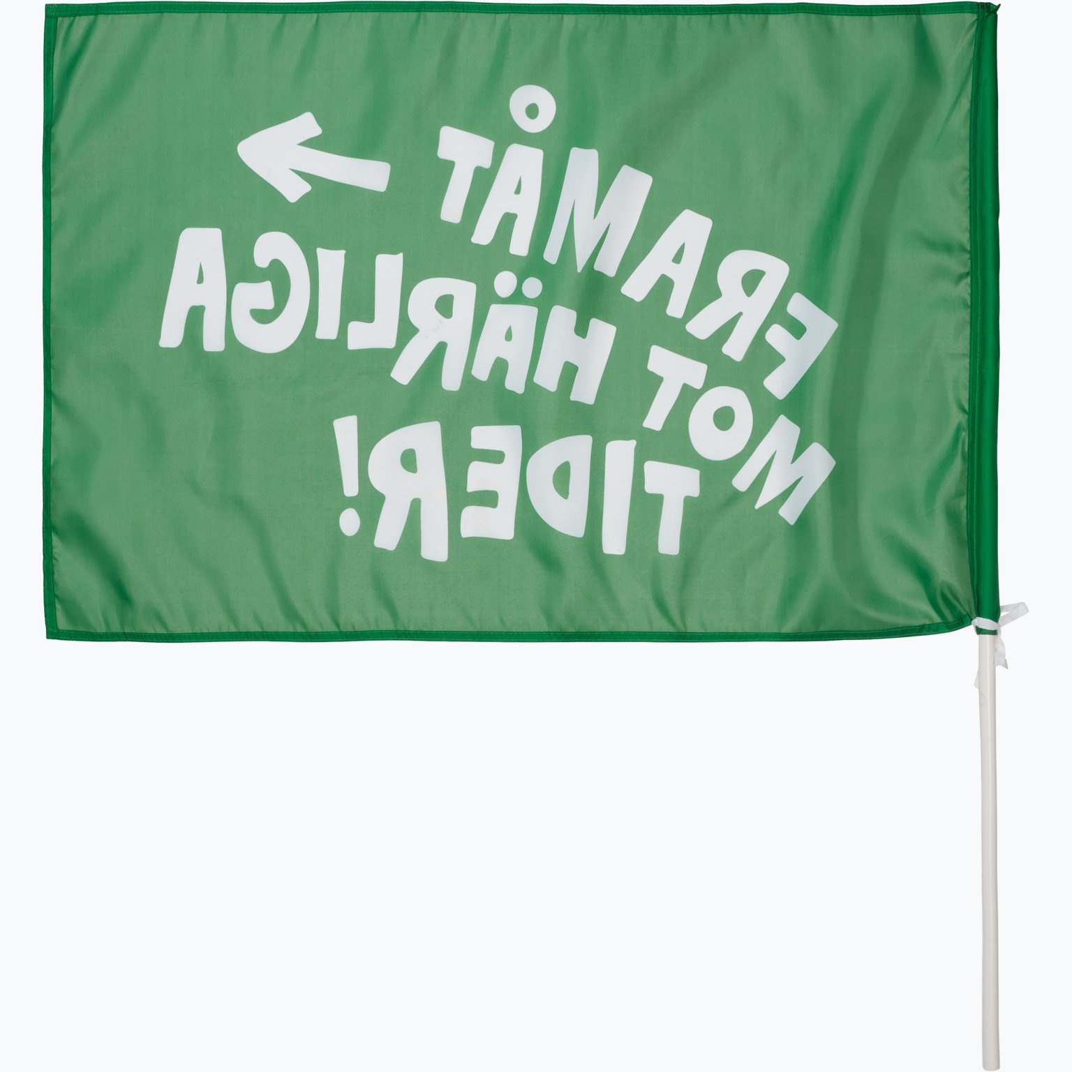 Hammarby  Framåt mot Flagga med pinne 90X60CM Grön