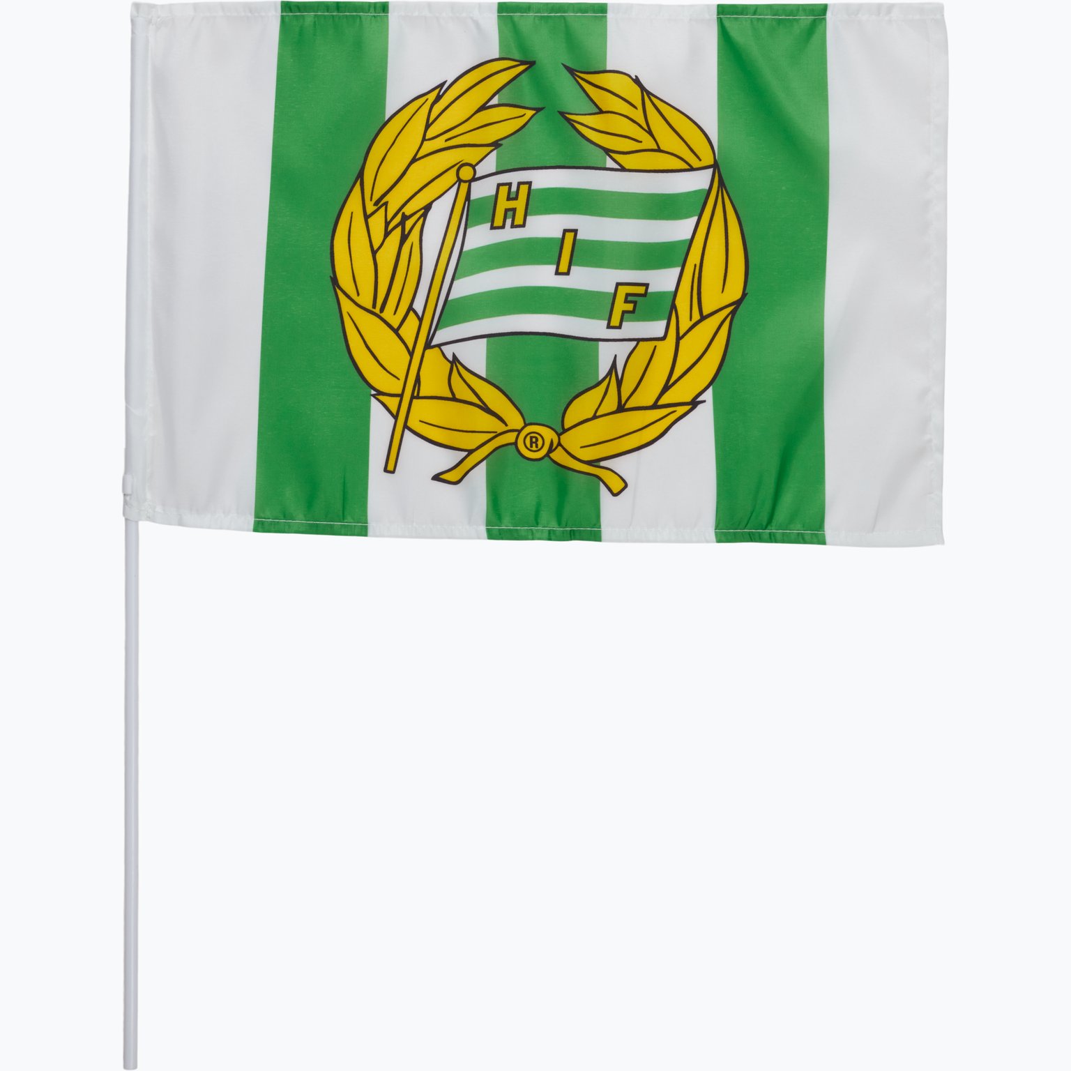 Hammarby FLAGGA MED PINNE 30X45CM Vit