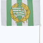 förhandsvisning ikon 2 för Hammarby FLAGGA 60x90cm med pinne Vit