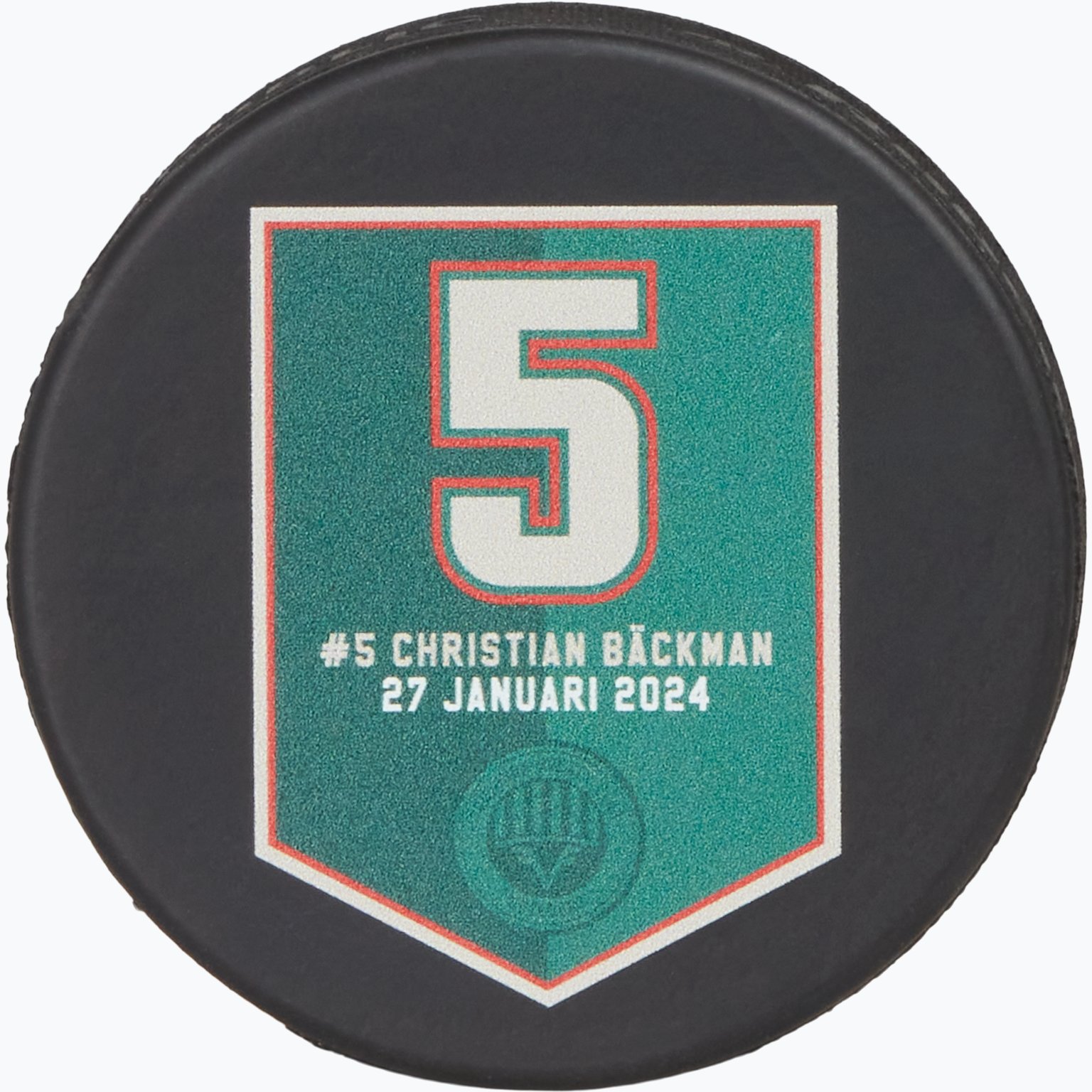 Frölunda Hockey BÄCKMAN PUCK Svart