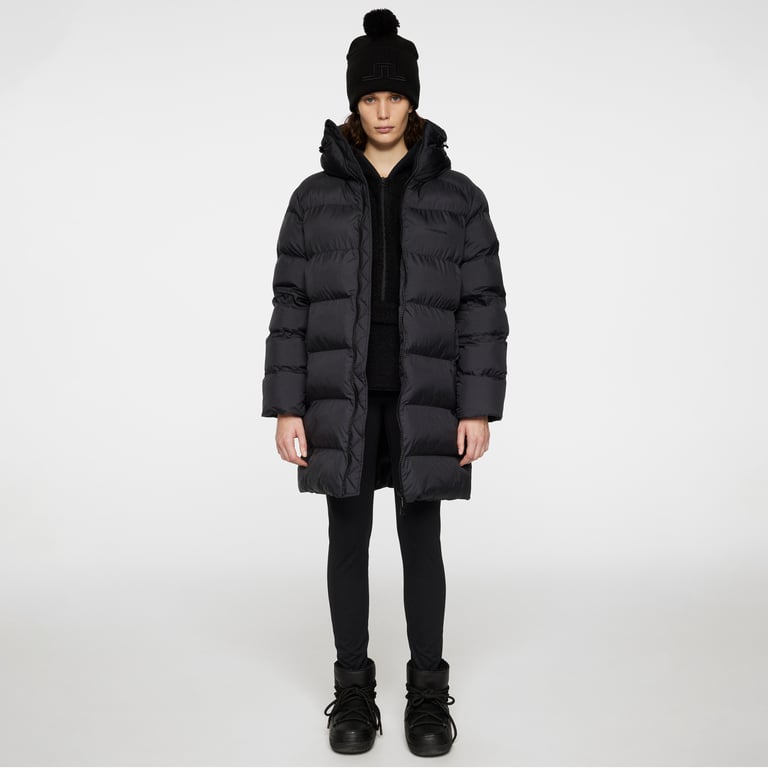 J.Lindeberg Baryl Padded Parka W vinterjacka Svart