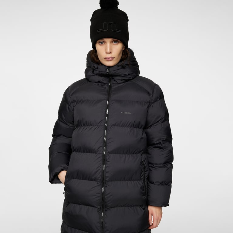 J.Lindeberg Baryl Padded Parka W vinterjacka Svart