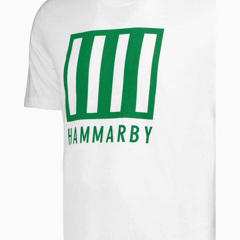 Hammarby STRIPED T-SHIRT JR Vit