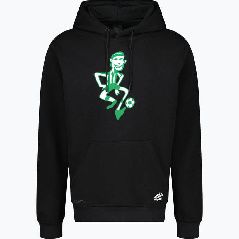 Hammarby PLAYER 1.0 HOOD M Svart