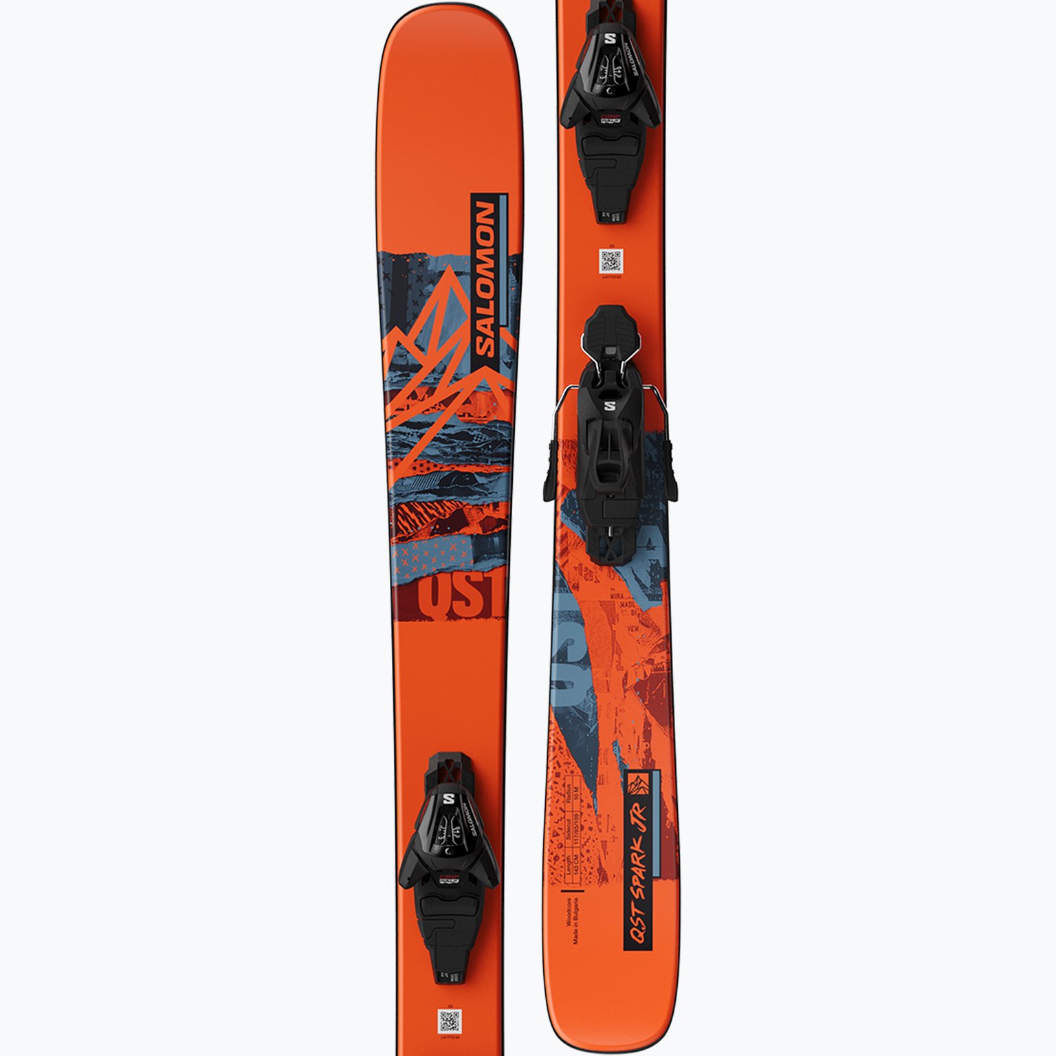 Salomon QST Spark M JR alpinskidor Orange