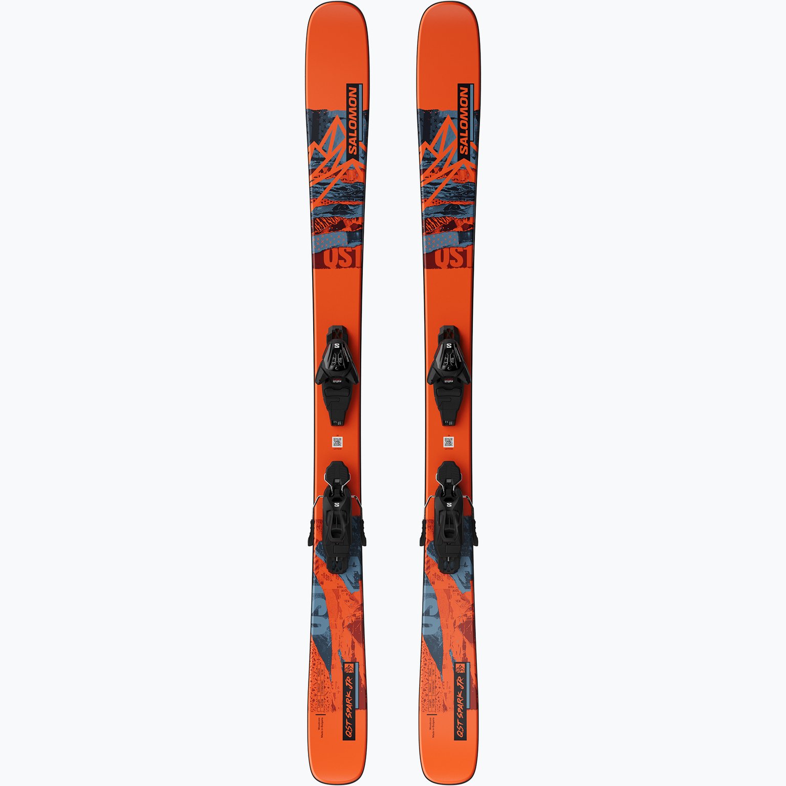 Salomon QST Spark M JR alpinskidor Orange