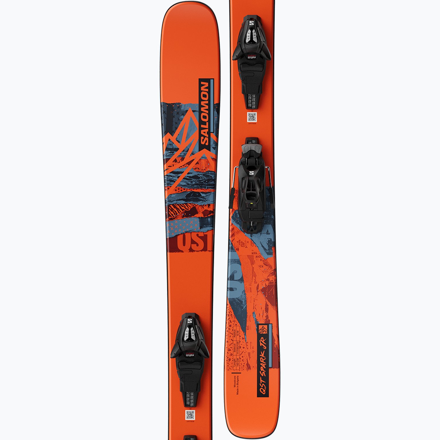 Salomon QST Spark S JR alpinskidor Orange