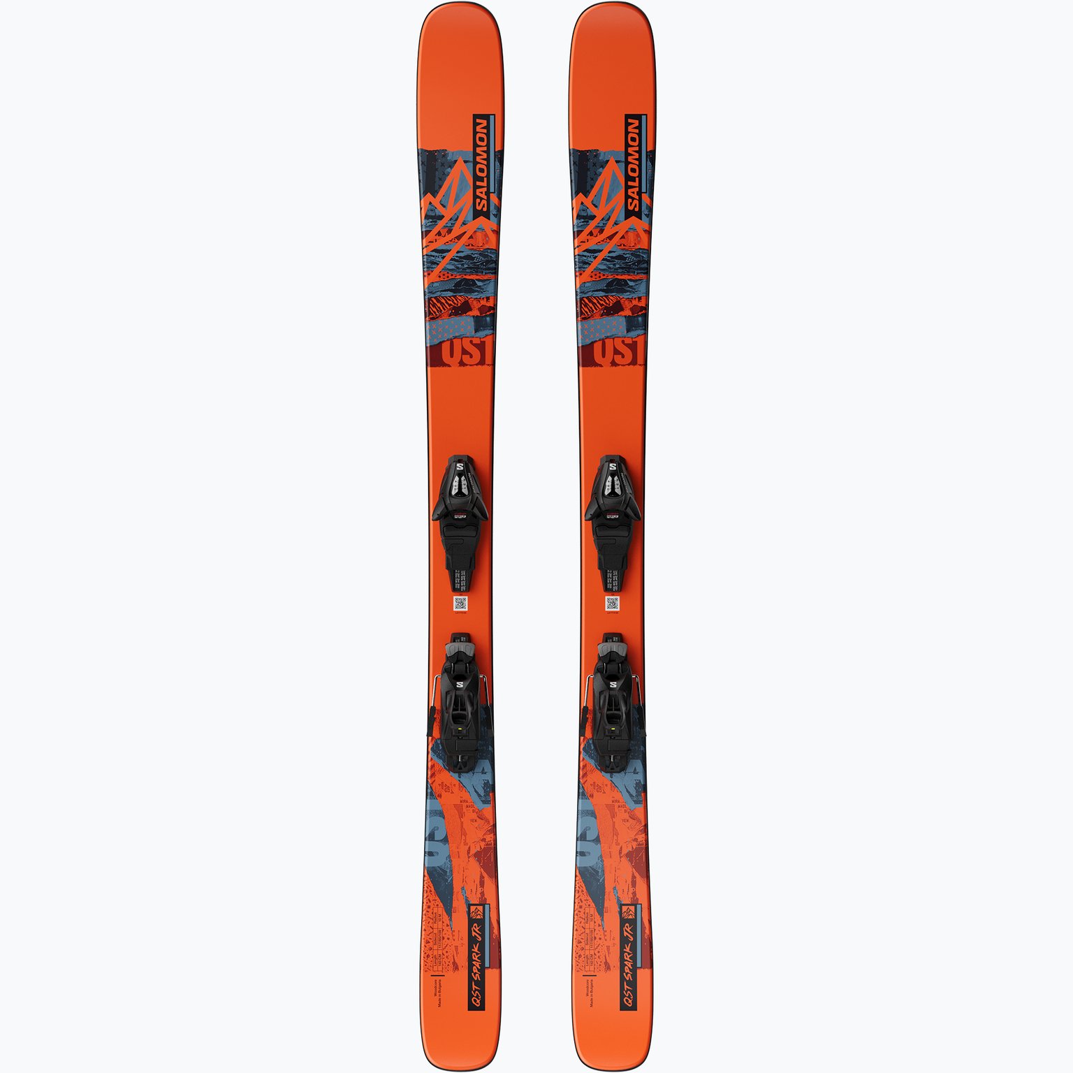 Salomon QST Spark S JR alpinskidor Orange