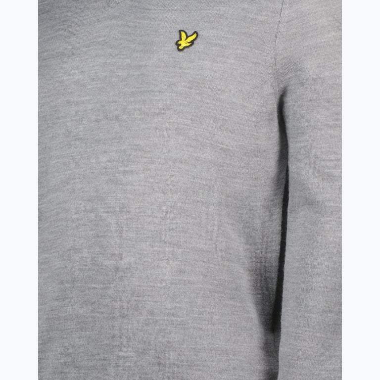 Lyle & Scott Golf V Neck M tröja Grå