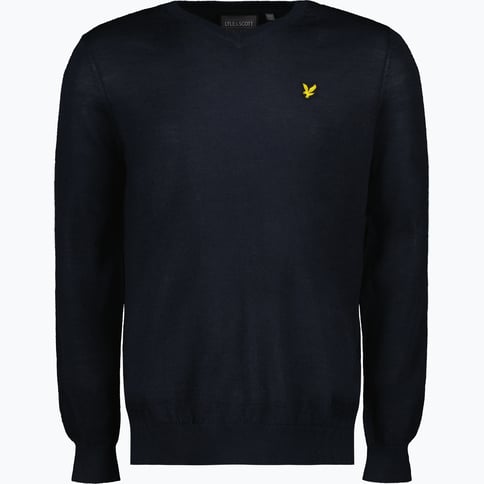 Lyle & Scott Golf V Neck M tröja Blå