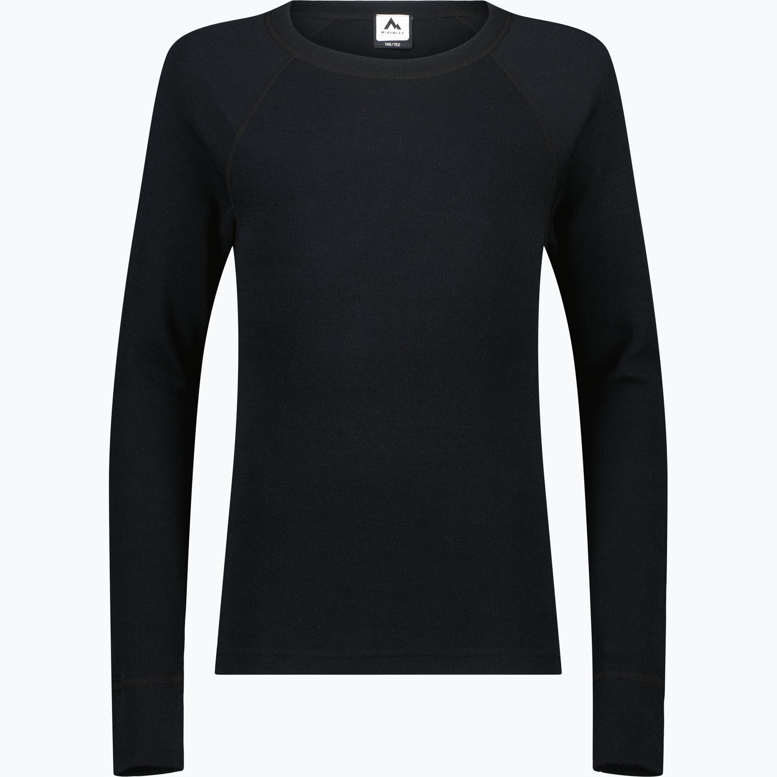 McKinley Merino Baselayer JR underställströja Svart