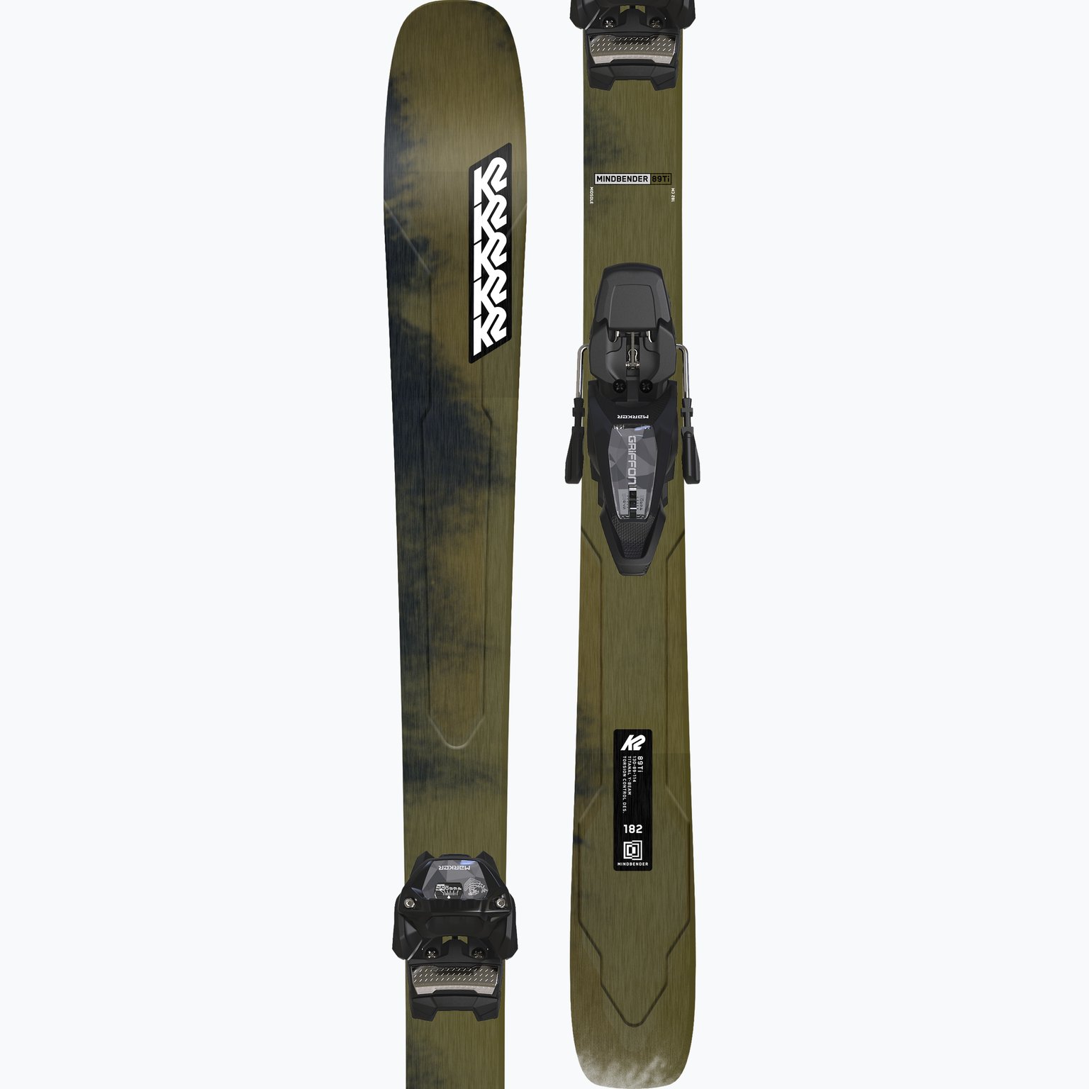 K2 Sports Mindbender 89 Ti alpinskidor Grön