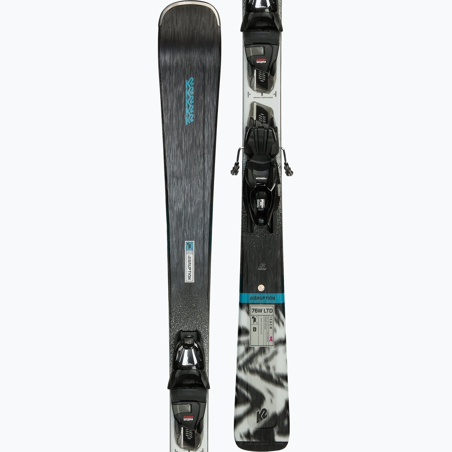 K2 Sports Disruption 76 LTD W alpinskidor Svart