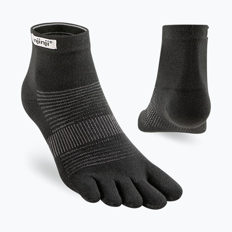 Injinji Run Lightweight Mini Crew strumpor Svart