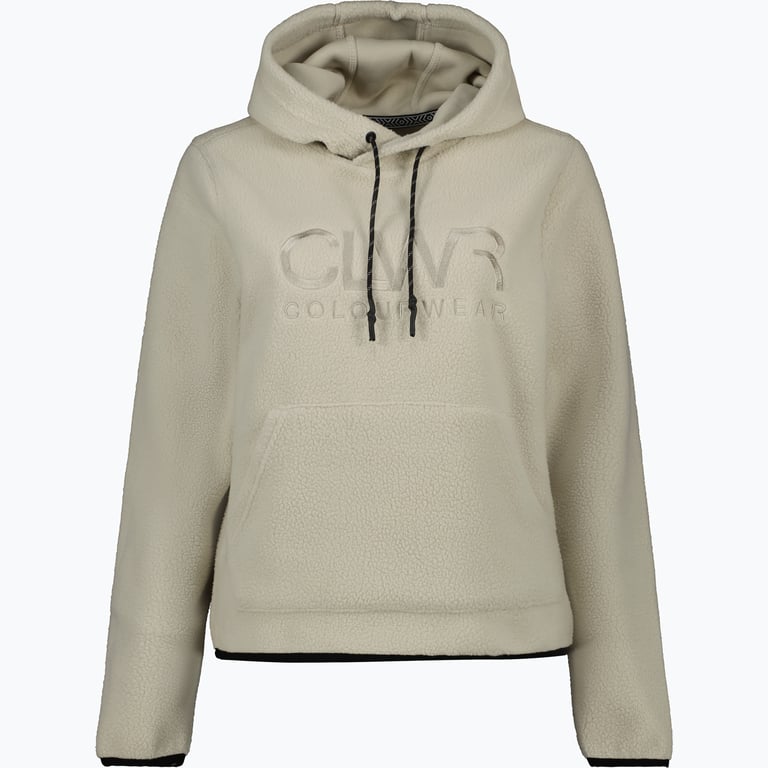 ColourWear Teddy Hood 2.0 W fleecetröja Beige