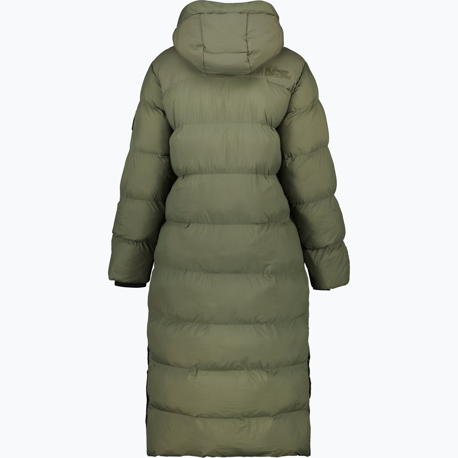 Superdry Ripstop Longline Puffer W vinterjacka Grön