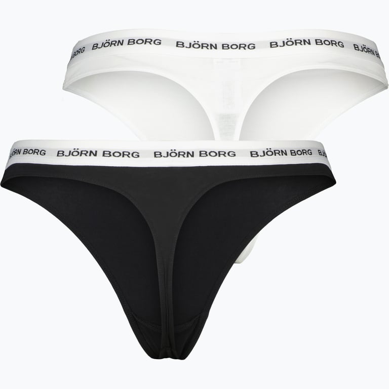 Björn Borg Core Logo Thong 2-pack trosor Flerfärgad