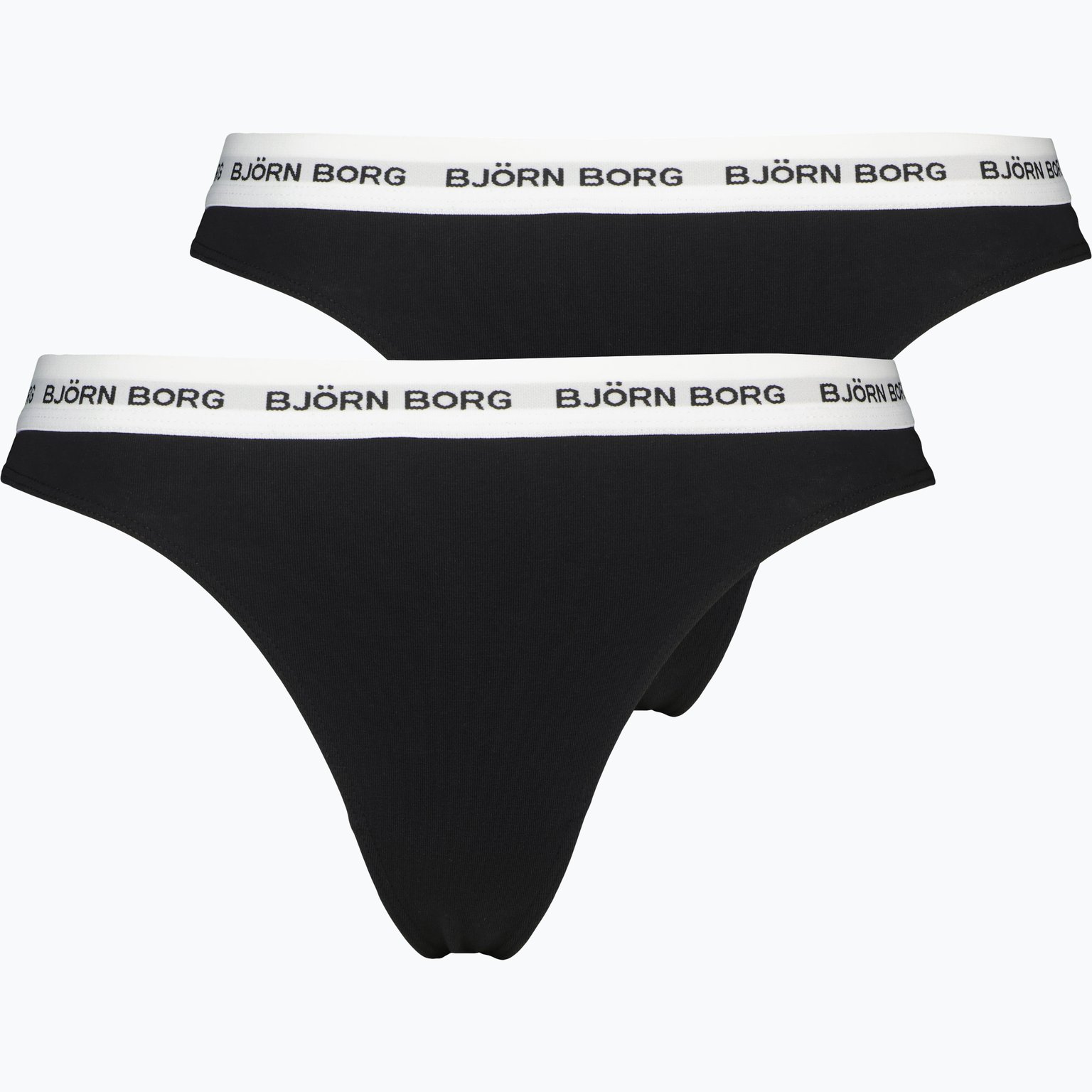 Björn Borg Core Logo Thong 2-pack trosor Svart