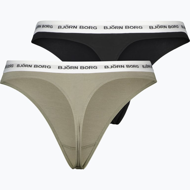 Björn Borg Core Logo Thong 2-pack trosor Flerfärgad