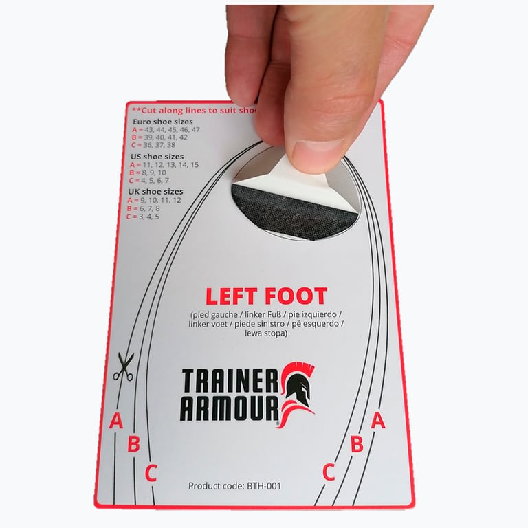 TRAINER ARMOUR Big Toe Hole Preventer lagningskit Svart