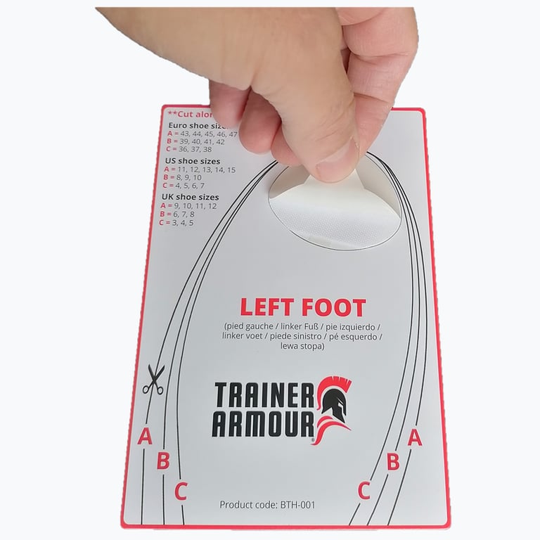 TRAINER ARMOUR Big Toe Hole Preventer lagningskit Vit