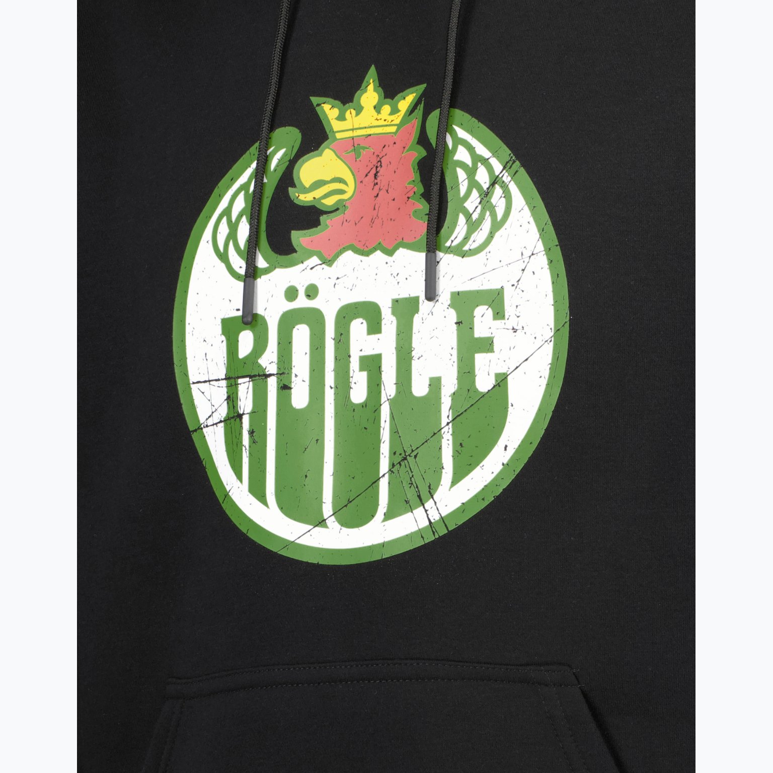 Rögle VINTAGE LOGO M HOOD Svart