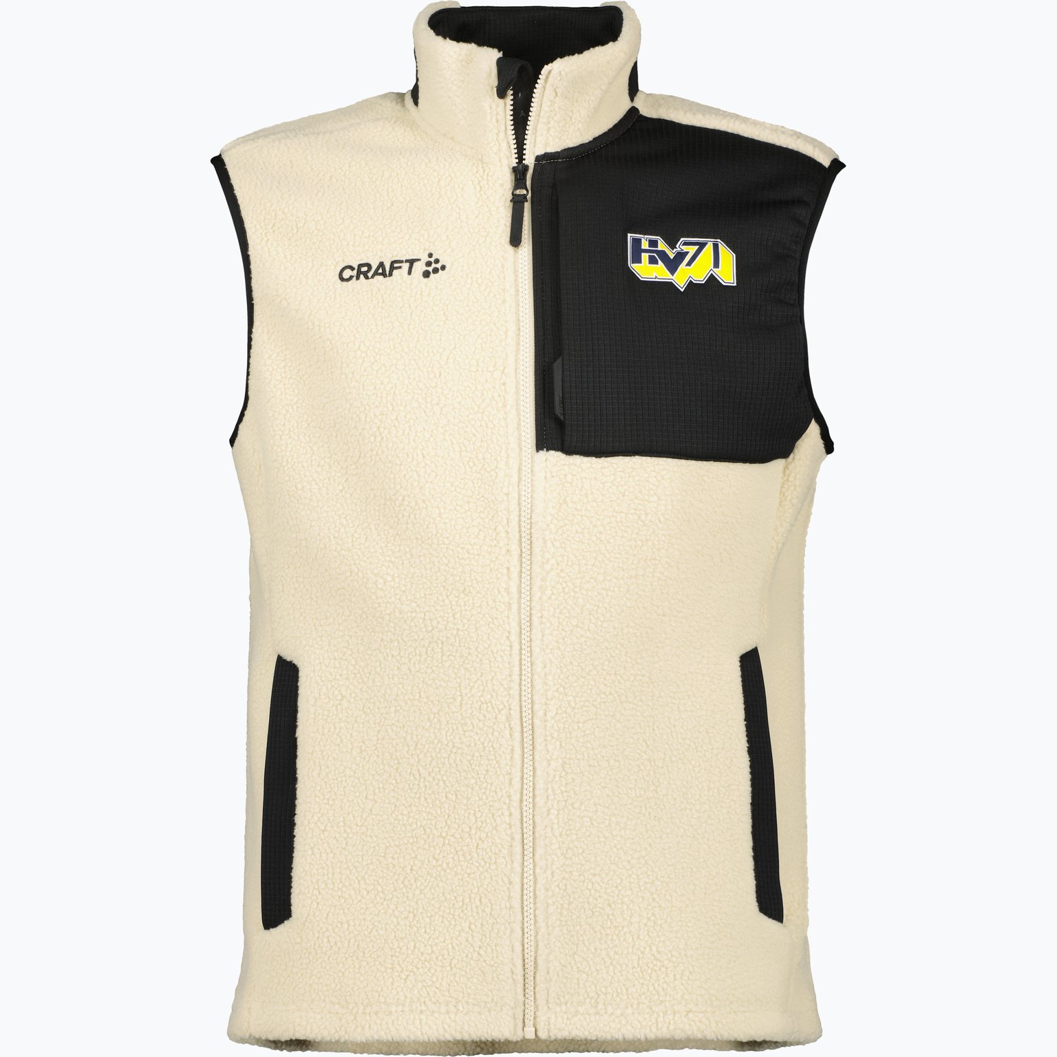 HV71 PILE FLEECE VEST M Beige