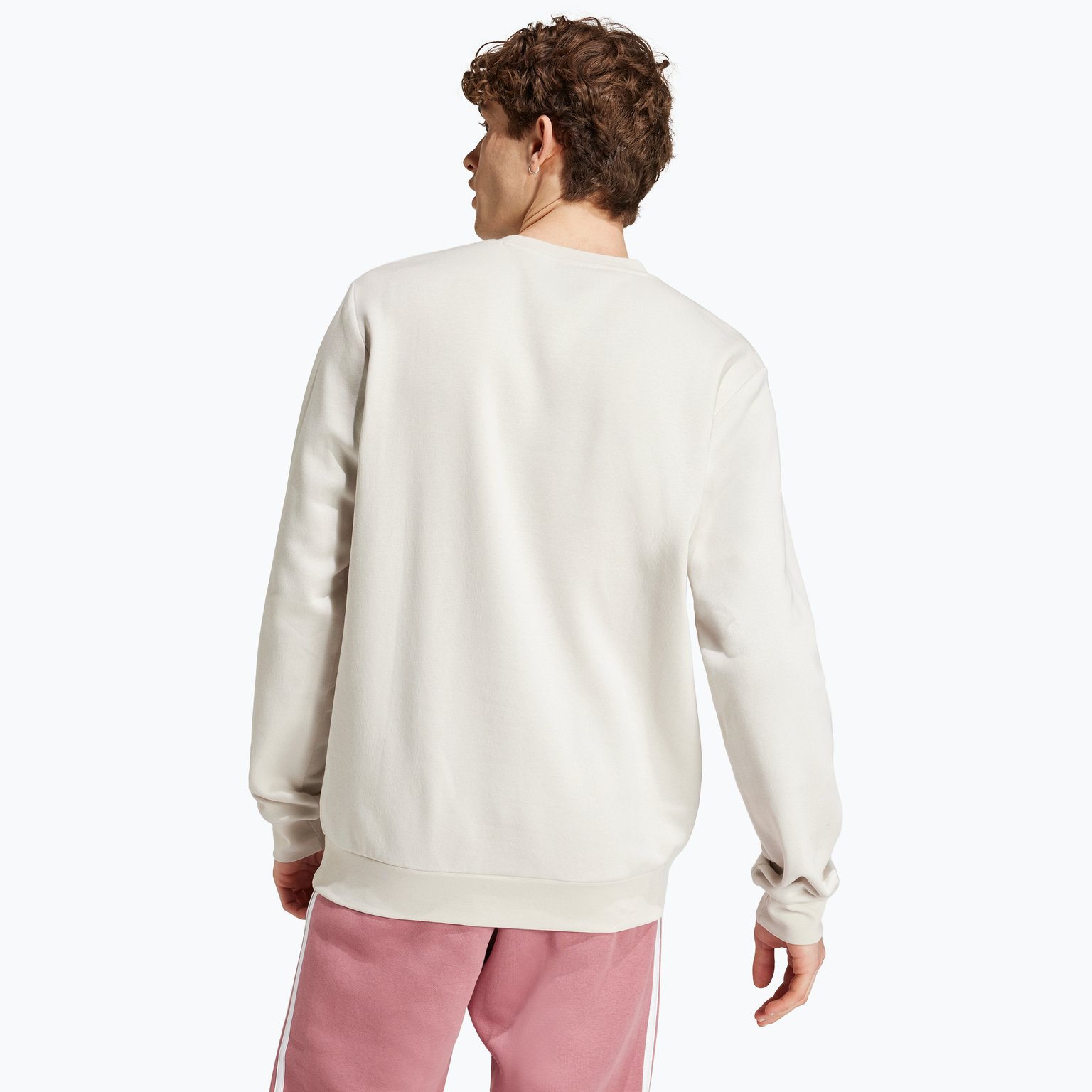 adidas Essentials Feelcozy Fleece M tröja Beige