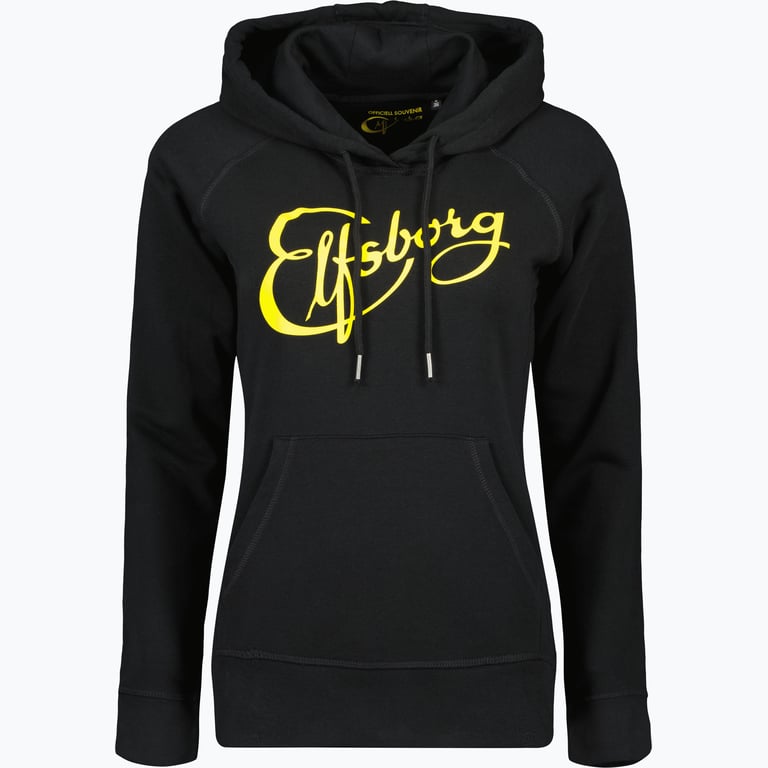 IF ELFSBORG LOGO HOOD W Svart