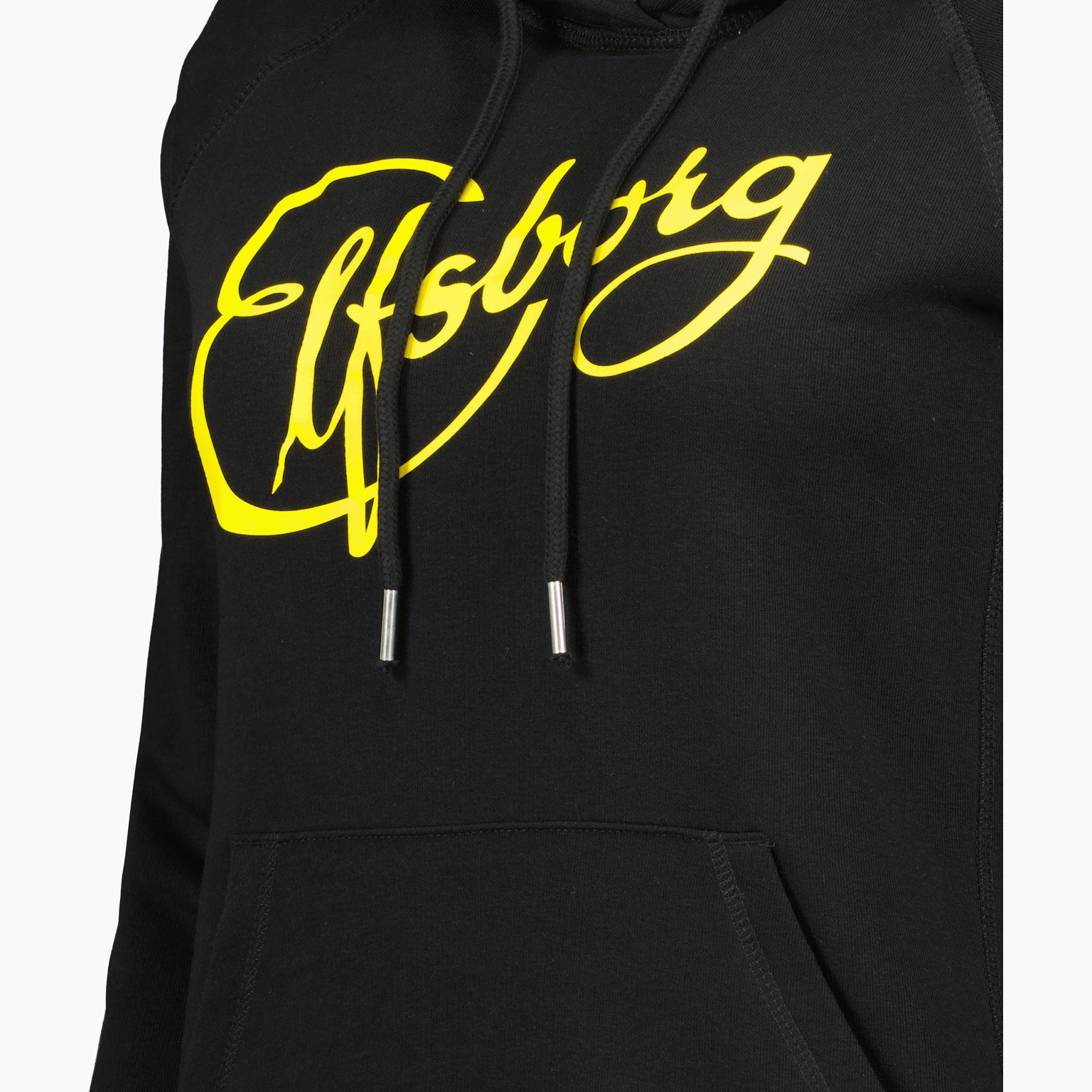 IF ELFSBORG LOGO HOOD W Svart