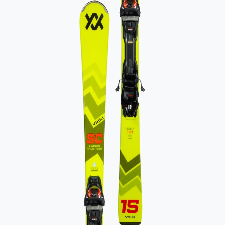 Völkl Racetiger SC Limited + VMotion 11 alpinskidor