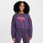 förhandsvisning ikon 4 för Nike Sportswear Cropped JR tröja Lila