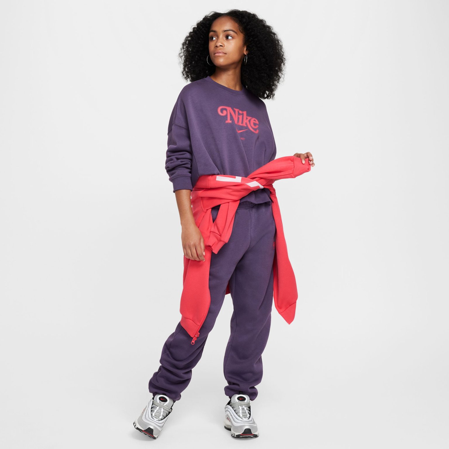 Nike Sportswear Cropped JR tröja Lila