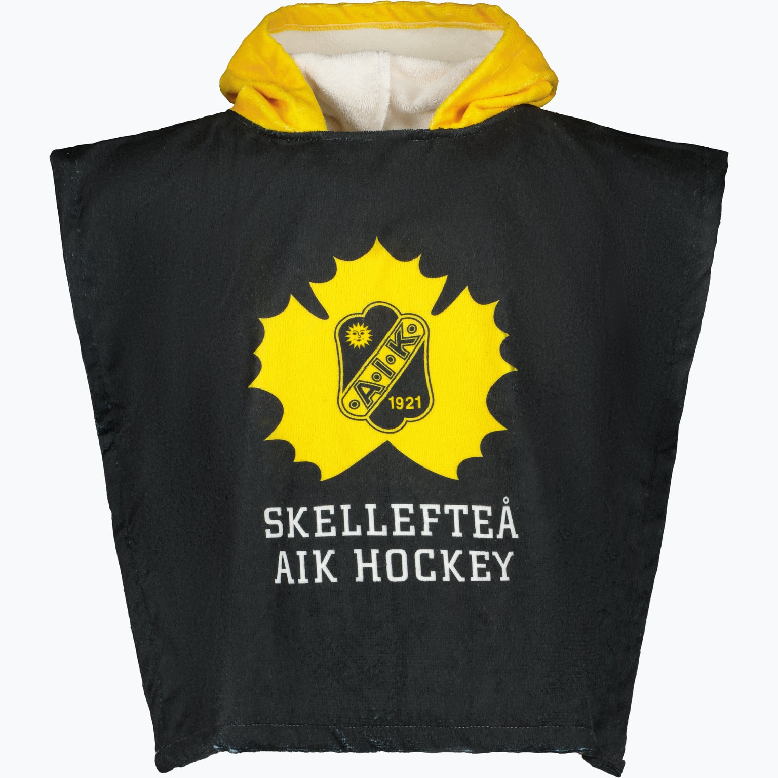 Skellefteå AIK BADPONCHO Svart