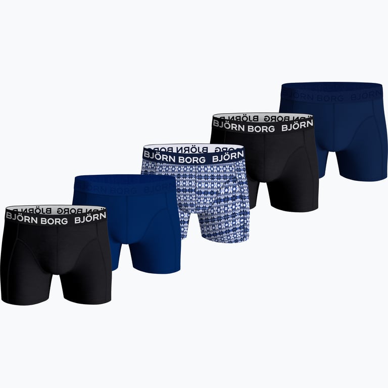 Björn Borg Cotton Stretch 5-pack kalsonger Flerfärgad